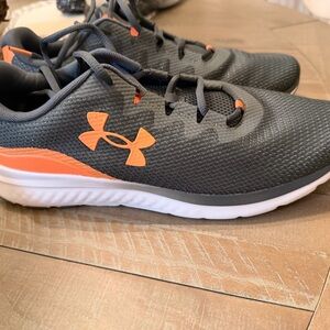 Under Armour Black and Orange Charged Impulse Shoes